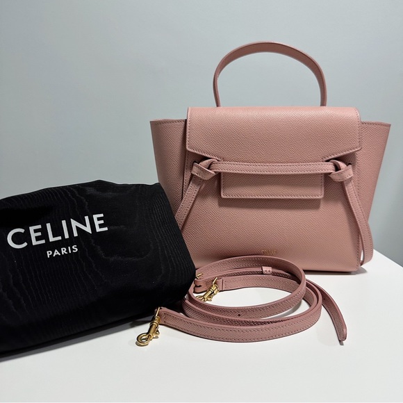 CELINE - Nano Belt Bag (Vintage Pink) - Picture 1 of 9